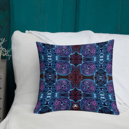 CAVIS Celtic Soul Premium Pillow, Celtic Design Accent Throw Pillow Back 4