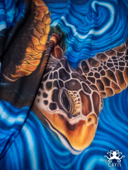 Sea Turtle Fabric Close Up