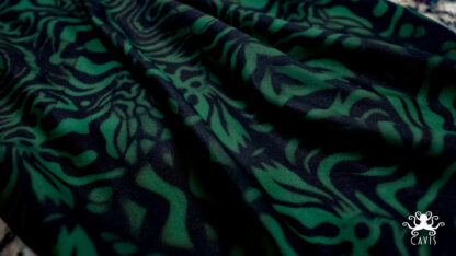 CAVIS Wonderpus Green and Black Fabric