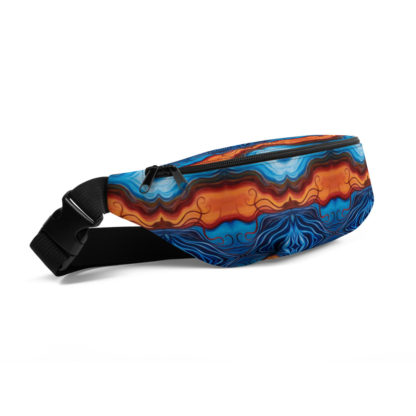 CAVIS Reborn Pattern Psychedelic Fanny Pack - Waist Bag - Right