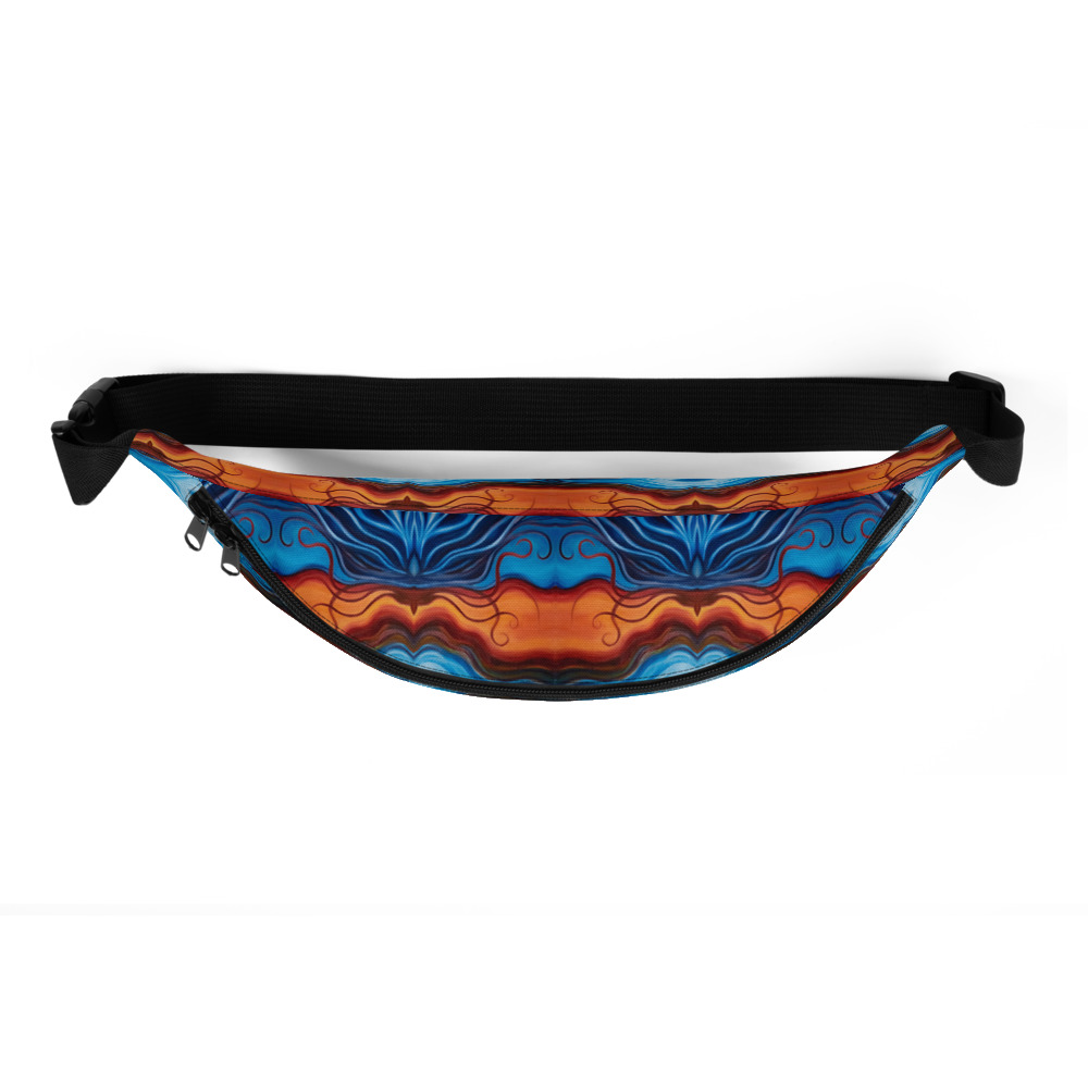 Psychedelic Festival belt pouch hip bag fanny pack sacred geometry