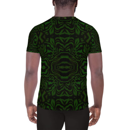 CAVIS Wonderpus Men's Tech Athletic Shirt - Green - Back