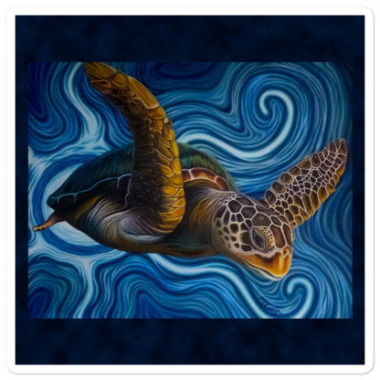 CAVIS Sea Turtle Sticker 5.5in