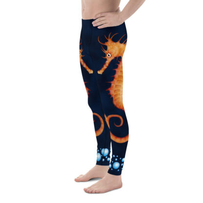 CAVIS Seahorse Men's Leggings - Scuba Dive Skin - Left