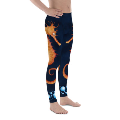 CAVIS Seahorse Men's Leggings - Scuba Dive Skin - Right
