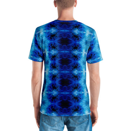 CAVIS Blue Ocean Octopus Men's T-Shirt - Back