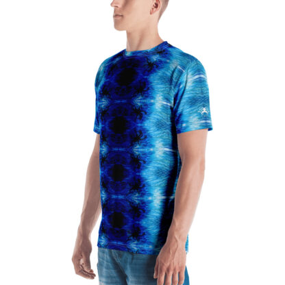 CAVIS Blue Ocean Octopus Men's T-Shirt - Left