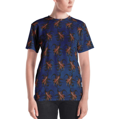 CAVIS Flying Octopus Women's T-Shirt - Front