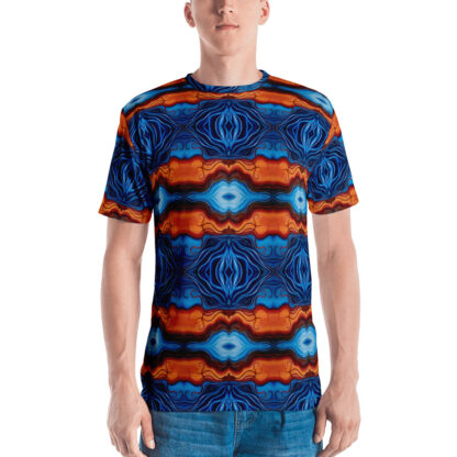 CAVIS Reborn Pattern Psychedelic Men's T-Shirt - Front