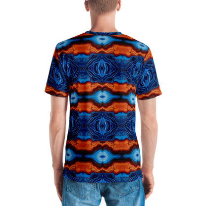 CAVIS Reborn Pattern Psychedelic Men's T-Shirt - Back
