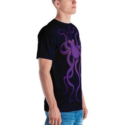 CAVIS Purple Octopus Men's T-Shirt - Right