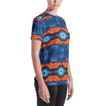 CAVIS Reborn Pattern Psychedelic Women's T-Shirt - Right