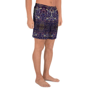 CAVIS Celtic Big Dragon Pattern Men's Athletic Shorts - Right