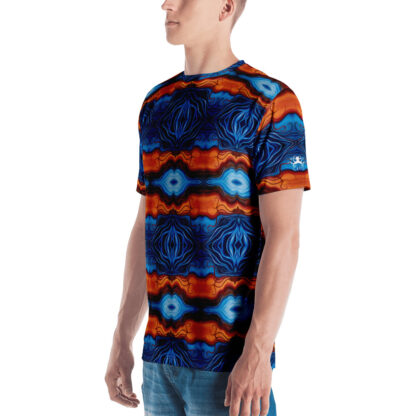 CAVIS Reborn Pattern Psychedelic Men's T-Shirt - Left
