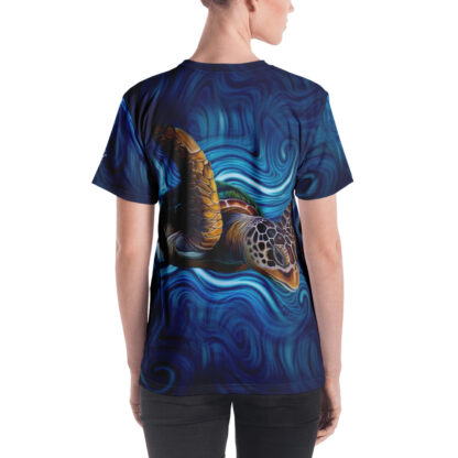 CAVIS Sea Turtle Women's T-Shirt - Back