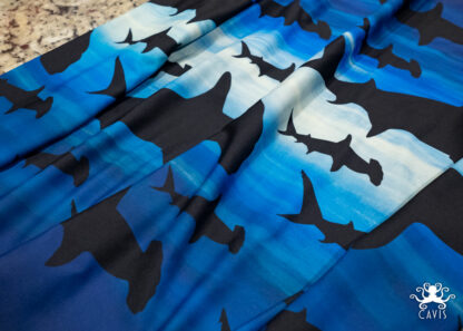 CAVIS Shark Hammerhead Pattern Fabric