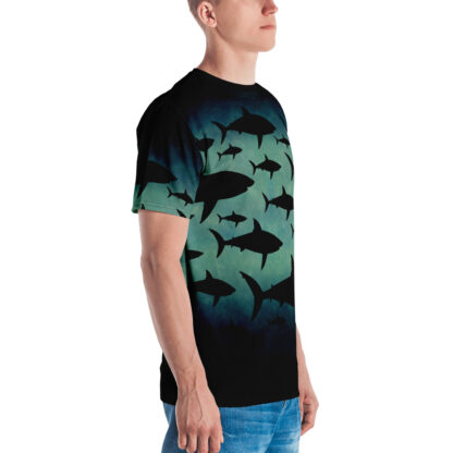 CAVIS Shark Pattern Men's Shirt - Right