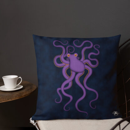 CAVIS Purple Octopus Pillow - Front 3