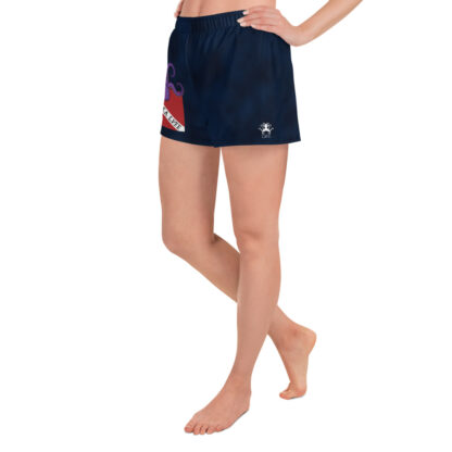 CAVIS Dive Flag Octopus Women's Athletic Shorts - Scuba Shorts - Left