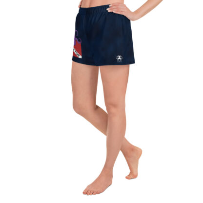 CAVIS Dive Flag Octopus Women's Athletic Shorts - Scuba Instructor Shorts - Left