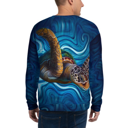 CAVIS Sea Turtle Sweatshirt Men's - Back