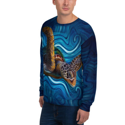 CAVIS Sea Turtle Sweatshirt Men's - Left