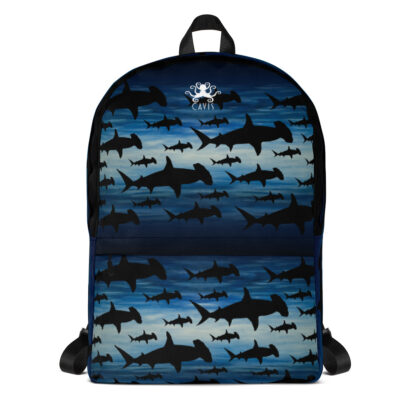 CAVIS Hammerhead Shark Pattern Backpack - Front