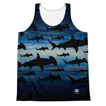 CAVIS Hammerhead Shark Pattern Tank Top - Front