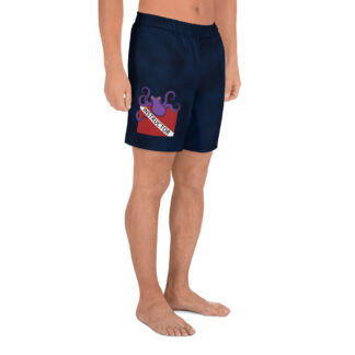 CAVIS Dive Flag Octopus Men's Athletic Shorts - Scuba Instructor Shorts - Right