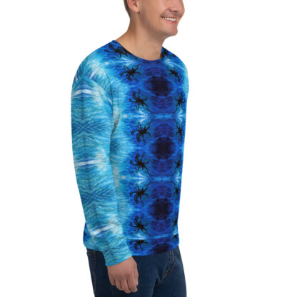 CAVIS Blue Ocean Octopus Sweatshirt Men's - Right