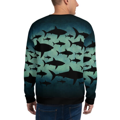 CAVIS Shark Pattern Sweatshirt - Men's - Back