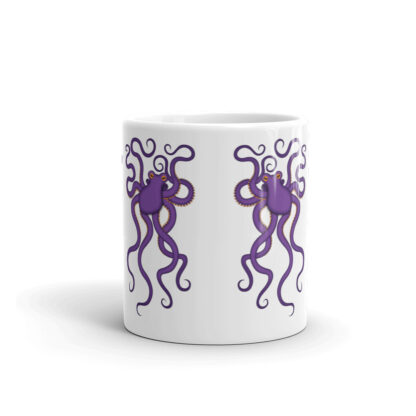 CAVIS Purple Octopus Mug - 11 oz. Straight