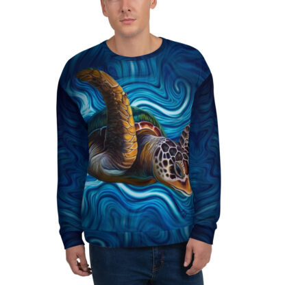 CAVIS Sea Turtle Sweatshirt Men's - Front