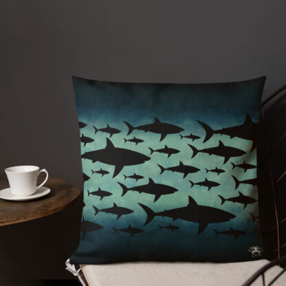 CAVIS Shark Pattern Pillow - Front 3