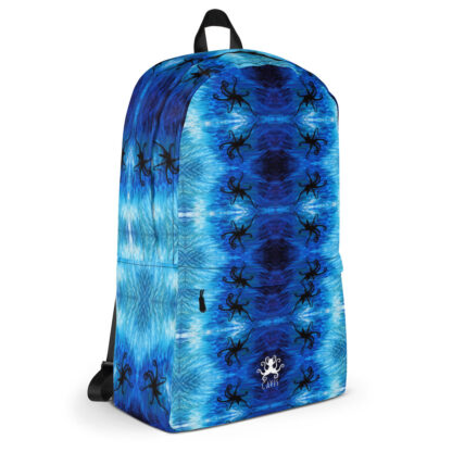 CAVIS Blue Ocean Octopus Pattern Backpack - Right