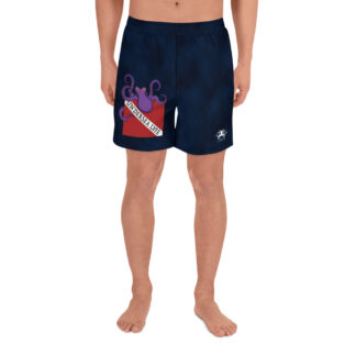 CAVIS Dive Flag Octopus Men's Athletic Shorts - Scuba Shorts - Front