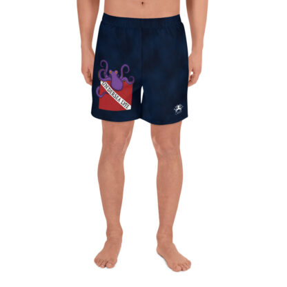 CAVIS Dive Flag Octopus Men's Athletic Shorts - Scuba Shorts - Front