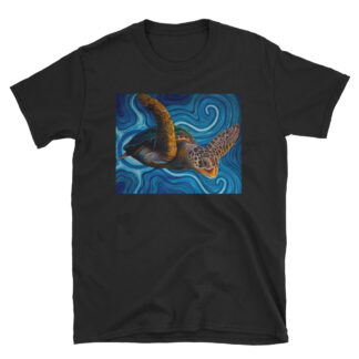 CAVIS Sea Turtle T-Shirt - Black