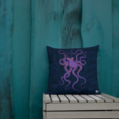 CAVIS Purple Octopus Pillow - Back 2
