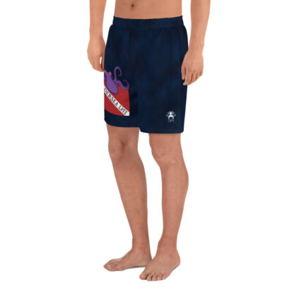 CAVIS Dive Flag Octopus Men's Athletic Shorts - Scuba Shorts - Left