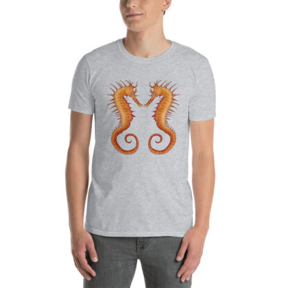 CAVIS Seahorse Men's T-Shirt - Light Gray