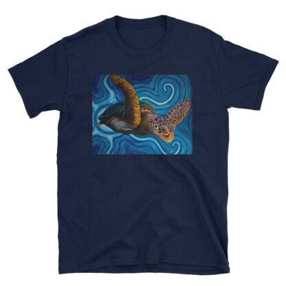 CAVIS Sea Turtle T-Shirt - Navy Blue