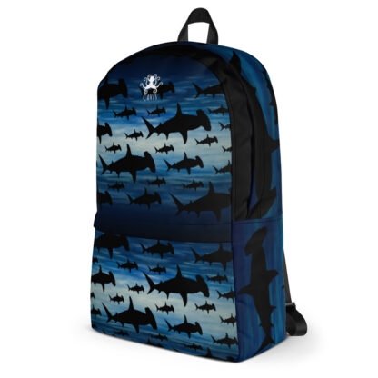 CAVIS Hammerhead Shark Pattern Backpack - Left