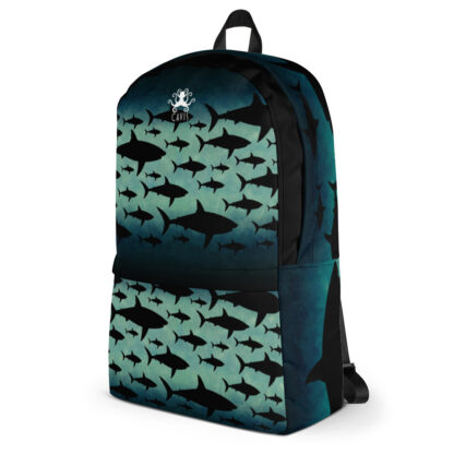 CAVIS Shark Pattern Backpack - Left