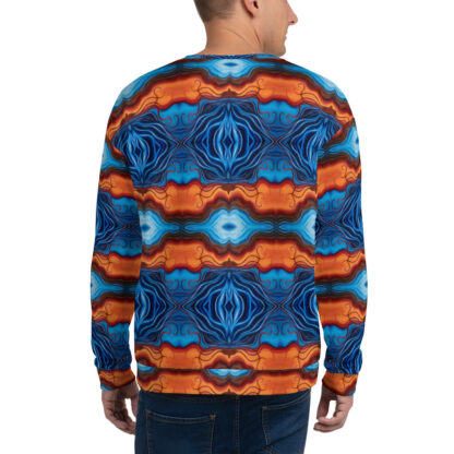CAVIS Reborn Pattern Psychedelic Sweatshirt Men's Back