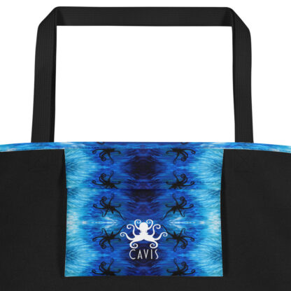 CAVIS Blue Ocean Octopus Beach Bag - Inside Pocket