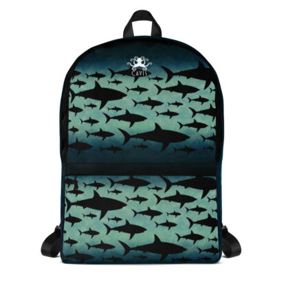 CAVIS Shark Pattern Backpack - Front