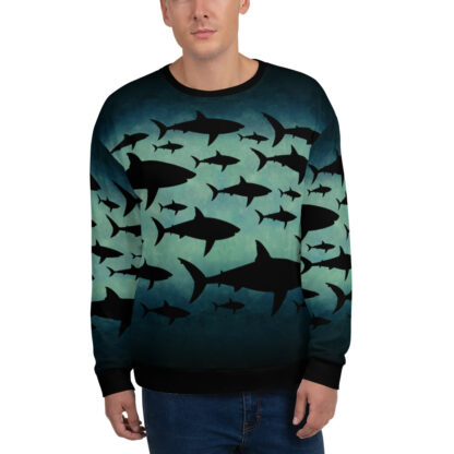 CAVIS Shark Pattern Sweatshirt - Men's - Front