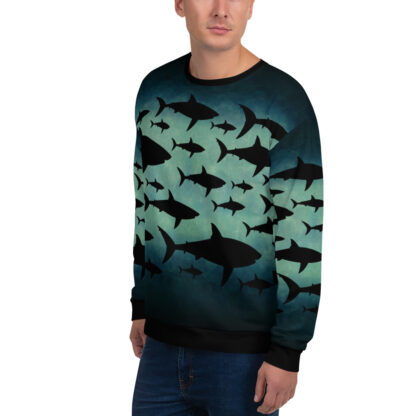 CAVIS Shark Pattern Sweatshirt - Men's - Left