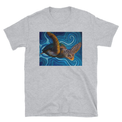 CAVIS Sea Turtle T-Shirt - Light Gray